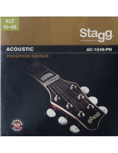 Jeu de cordes phosphor-bronze pour guitare acoustique