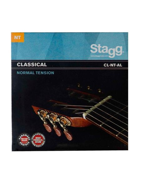 Jeu de cordes nylon/ filée argent pour guitare classique