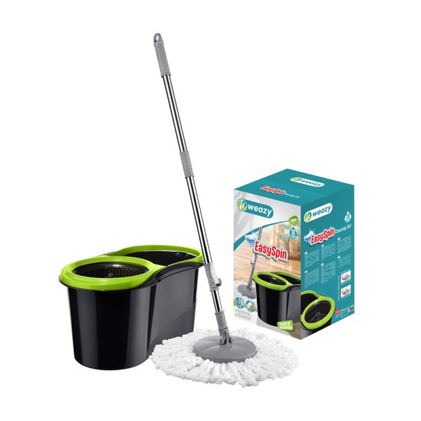 Weazy Easy Kit De Nettoyage Avec Frange, Large Seau 13... 2