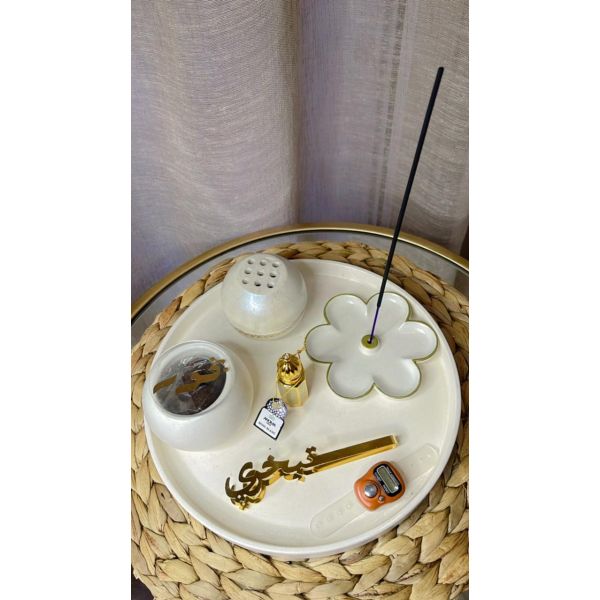 Ramadan pack 7 pieces (tray, mabkhra,...