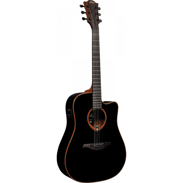 Guitare électro-acoustique LÂG  T100DCE-BLK