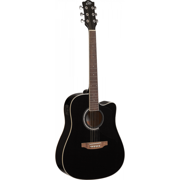 Guitare Electro -acoustique  Eko Ranger EQ- Black