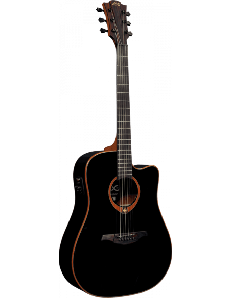 Guitare électro-acoustique LÂG  T100DCE-BLK