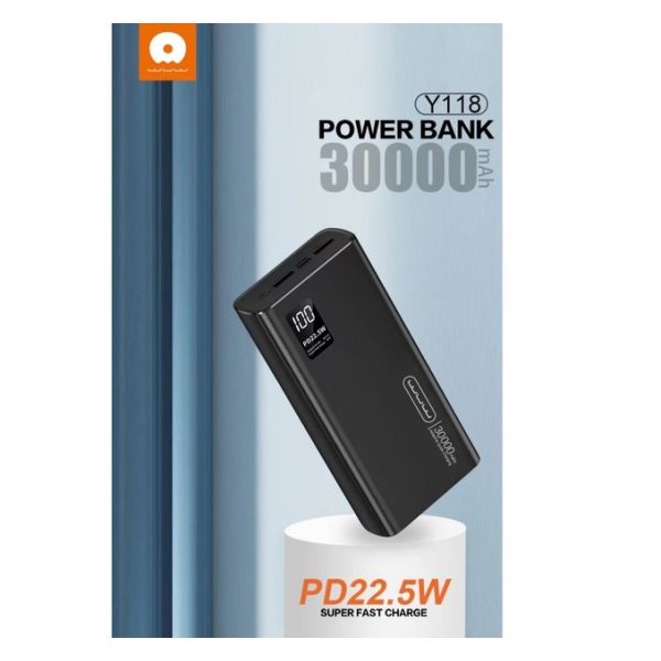 WUW Y118 Power Bank 30000mAh PD20W +...