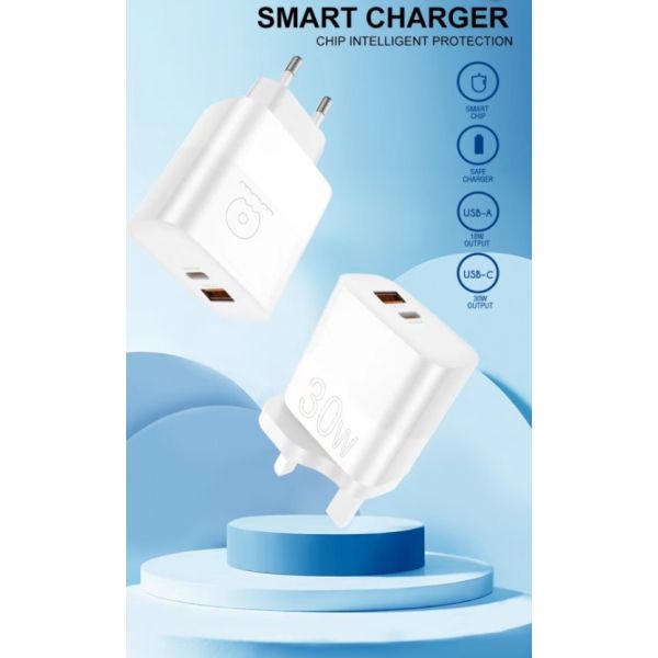 WUW C208 Chargeur Mural Ultra Rapide...
