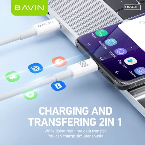 BAVIN CB274 Câble de données Chargeur...