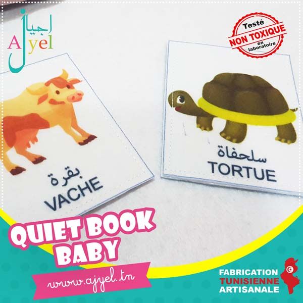 Quiet Book Baby: Livre en tissu avec...