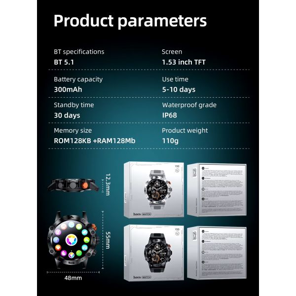 Montre Connécté Hoco Y20 (version...