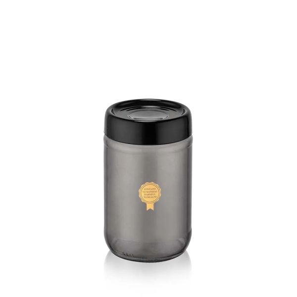 Black Pearl Glass Jar 660CC