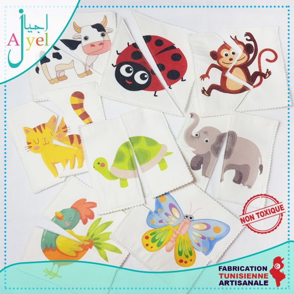 Puzzle Duo Animals: A Collection of...