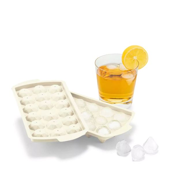 صينية مكعبات ثلج على شكل ألماس