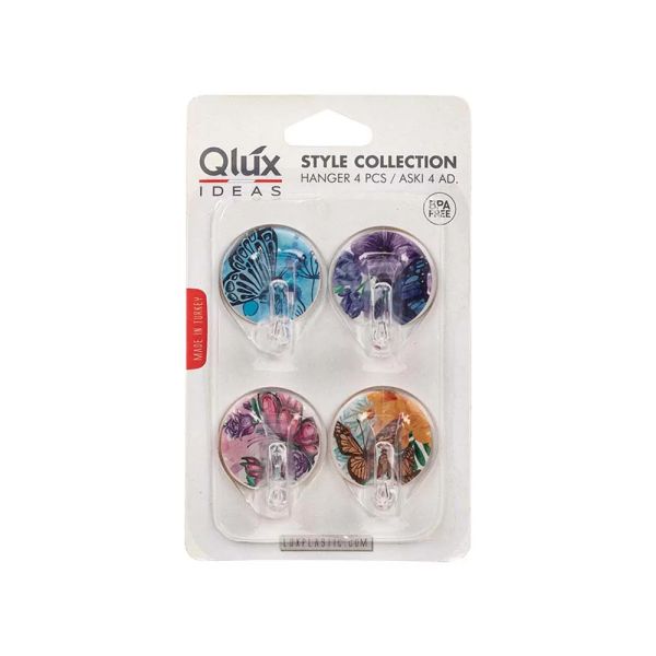 4pcs Decorated Hooks