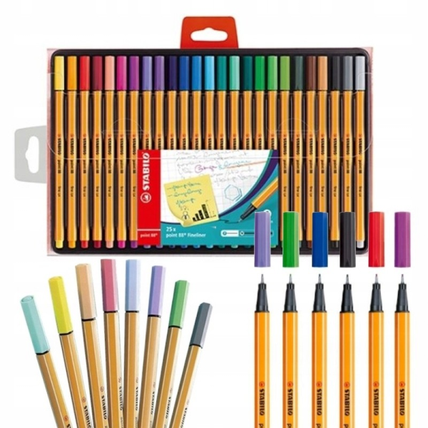 Pochette de 25 stylos point 88...