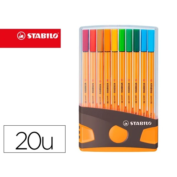 Set de 20 Stylos point 88 Fineliner...