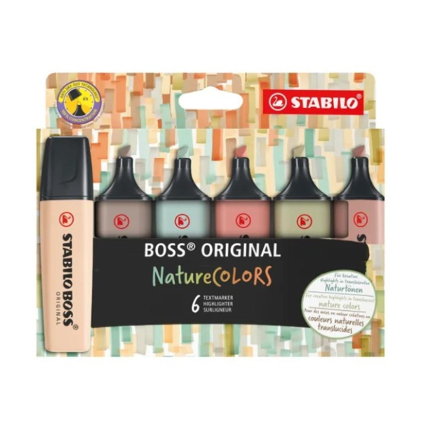 Pochette 6 surligneurs STABILO Boss...