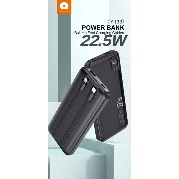 Power Bank Y139 10.000mAh Afficheur...