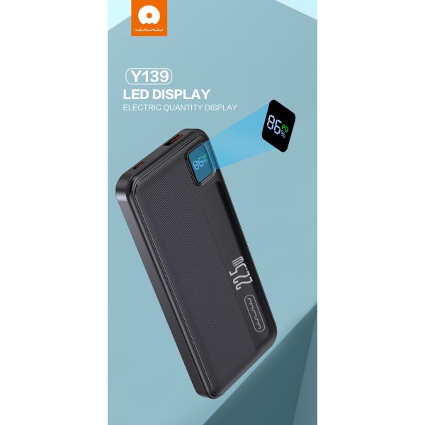 Power Bank Y139 10.000mAh Afficheur...