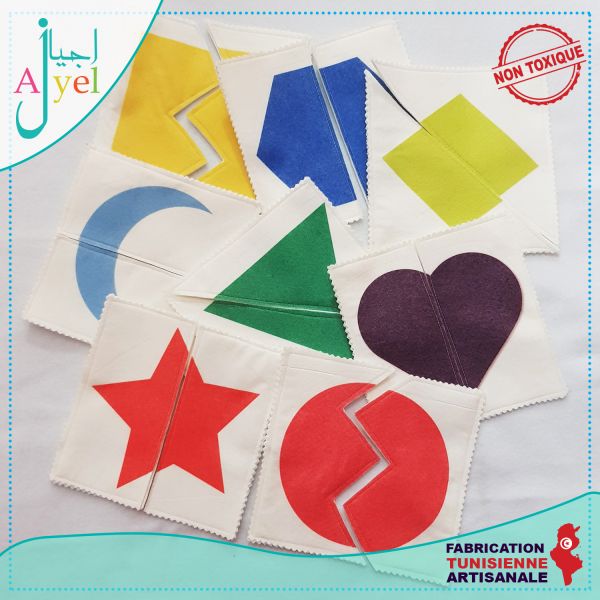 Puzzle Duo Forme: Jeux d'apprentissage de la géométrie