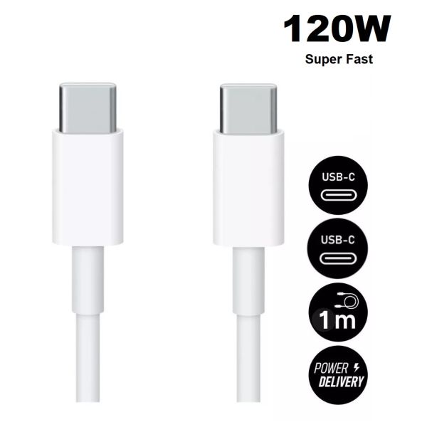 Cable Premium Super Fast 120W Type-C...