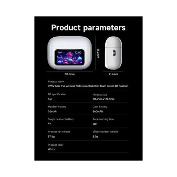 Écouteurs Sans Fil HOCO Premium EW72...