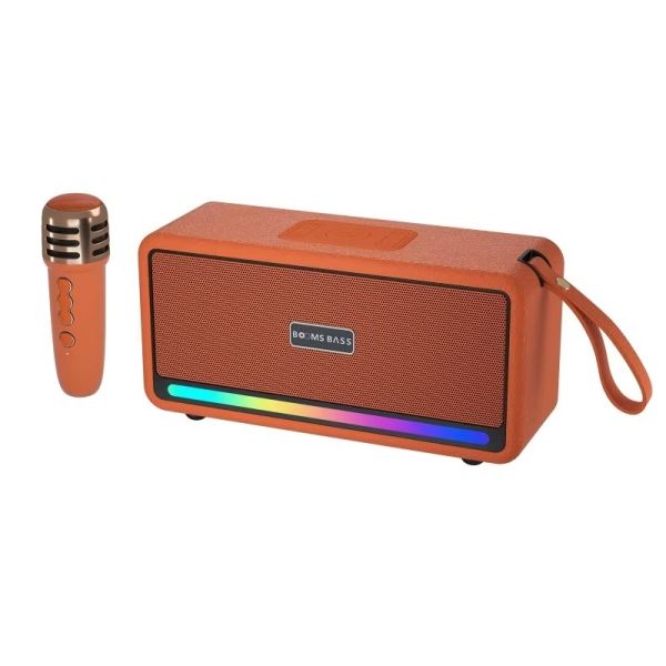 BOOMS BASS Speaker en Simili Cuir...