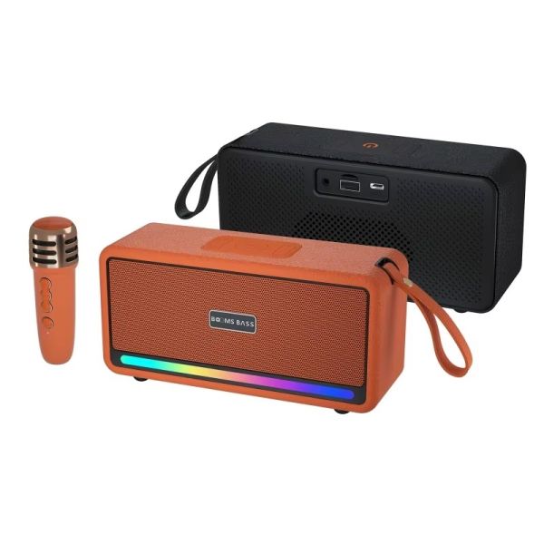 BOOMS BASS Speaker en Simili Cuir...