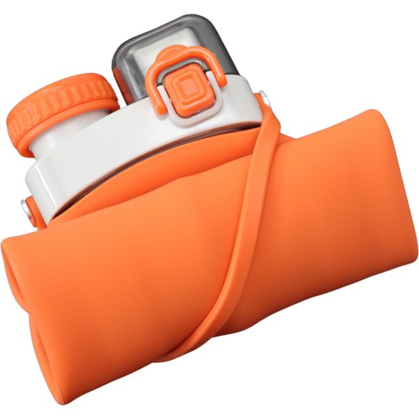 Gourde pliable - Gourde avec paille fermable et trou de... 2