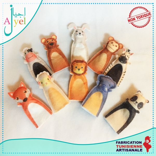 Animal Puppets: Educational Toy and...
