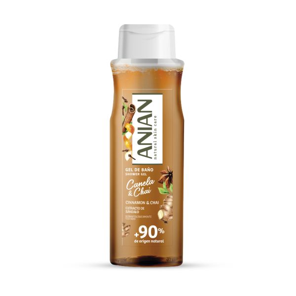 ANIAN Gel Douche Cannelle - Chai 750 ml