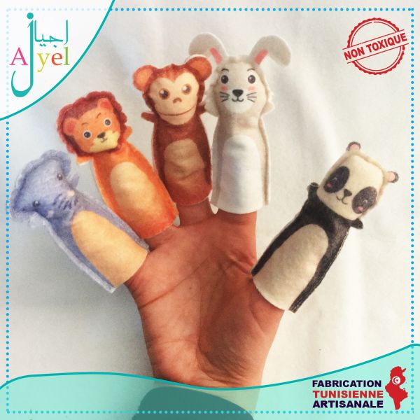 Marionnettes Animaux: Jouet Éducatif et Source... 2