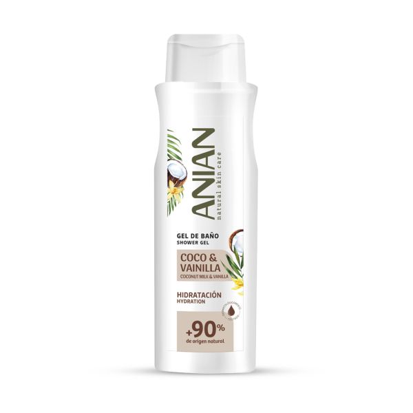 ANIAN GEL Douche Vanille-Noix de Coco 750ML