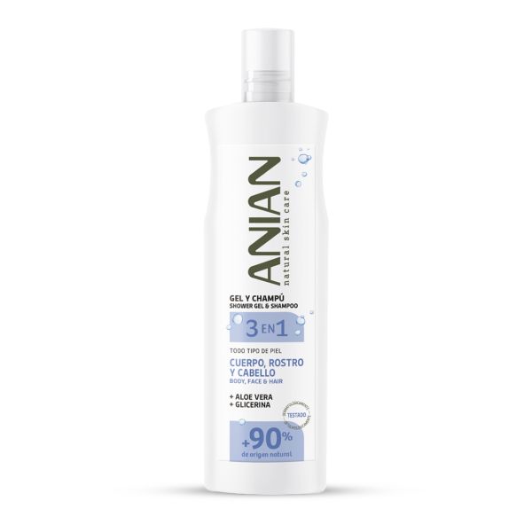 ANIAN Gel Shampooing 3 en 1 - 250 ml
