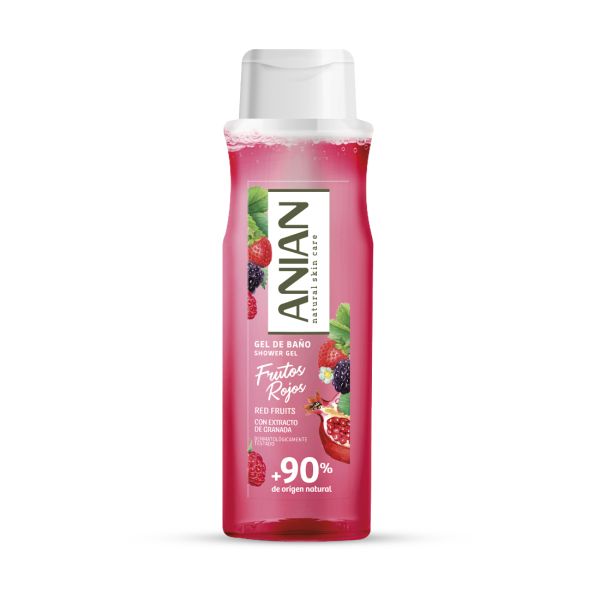 ANIAN Gel Douche Fruits Rouges 750 ml
