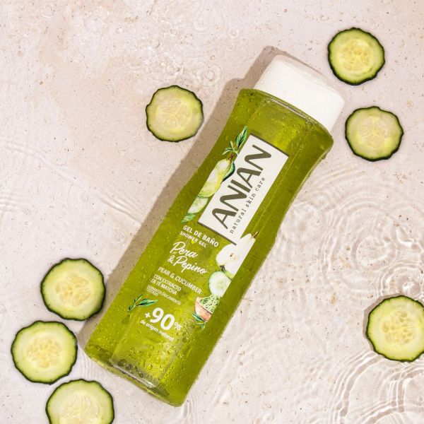 ANIAN Gel Douche Poire-Concombre 750 ml 2