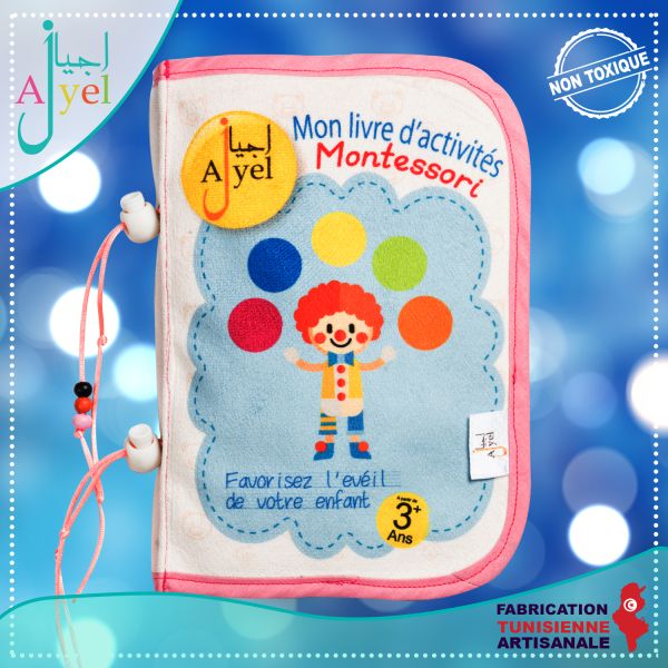 Quiet Book 1: Livre en tissu avec de nombreuses activités...