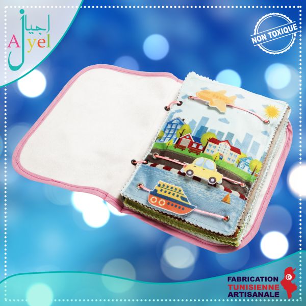 Quiet Book 1: Fabric book with many...
