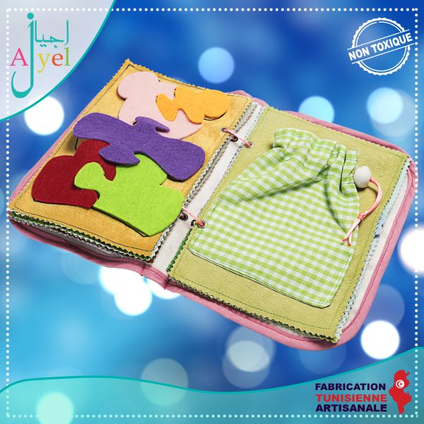 Quiet Book 1: Fabric book with many...