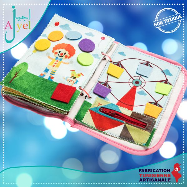 Quiet Book 1: Fabric book with many...