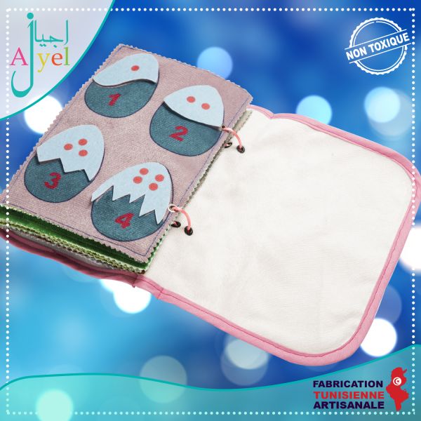 Quiet Book 1: Fabric book with many...
