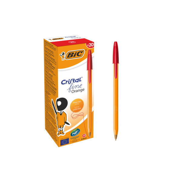 BIC Orange Stylos-Bille Pointe Fine...