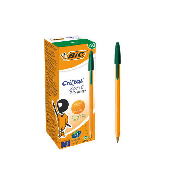 BIC Orange Stylos-Bille Pointe Fine...