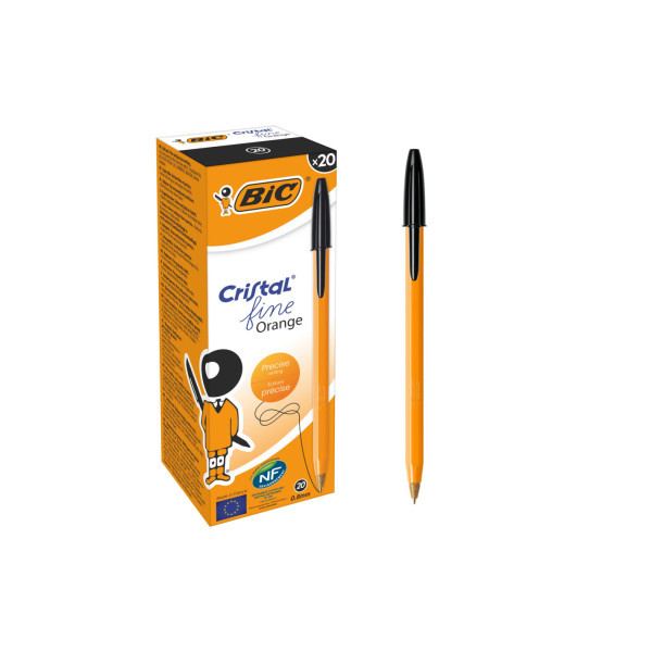 BIC Orange Stylos-Bille Pointe Fine...