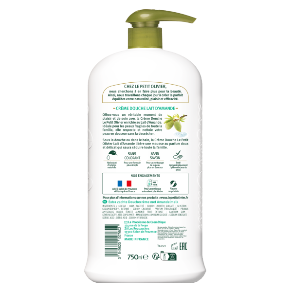 Crème Douche Extra Douce Lait...