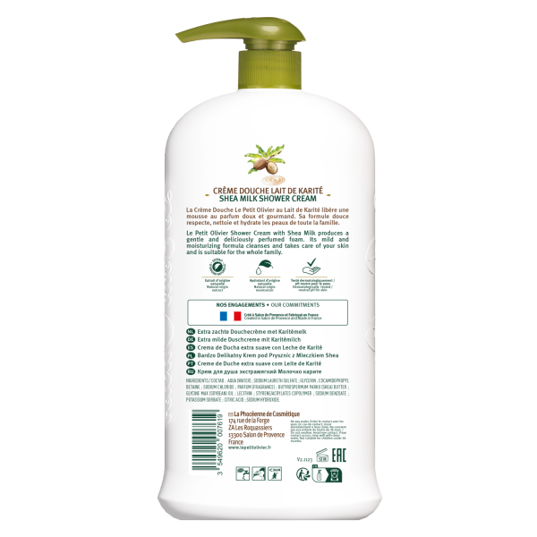 Crème Douche Extra Douce Lait de...