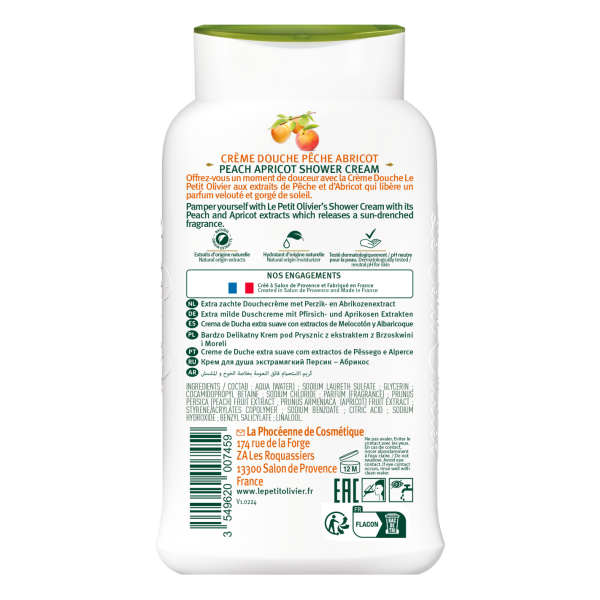 Crème Douche Extra Douce Pêche...