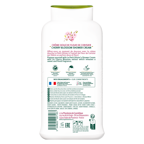 Crème Douche Fleur de Cerisier - 500ml