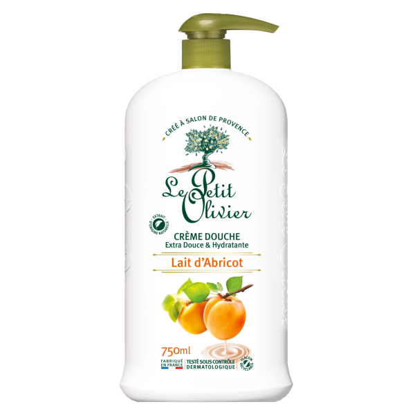 Crème Douche Lait d''Abricot -750ml