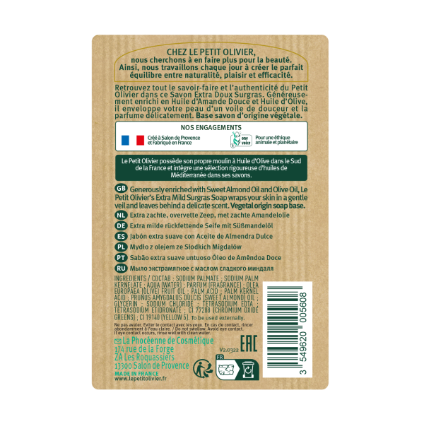 Savon Extra Doux Surgras Huile...