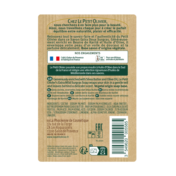 Savon Extra Doux Surgras Beurre de...