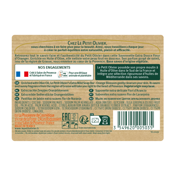 2 Savonnettes Extra Douces Fleur...